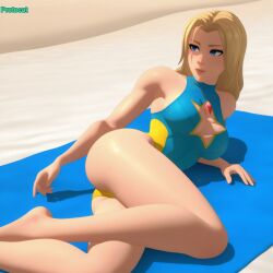blonde blazer from dispatch (game) by protocat