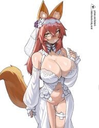 tamamo no mae (fate) from fate (series) by donburi (donburikazoku)