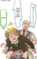 2boys anal arthur_kirkland axis_powers_hetalia blonde_hair censored england_(hetalia) english funny germany_(hetalia) ludwig_weillschmidt male penis yaoi