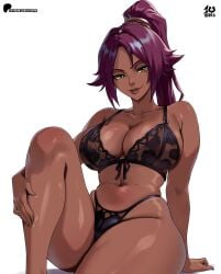 shihouin yoruichi from bleach by kyoffie