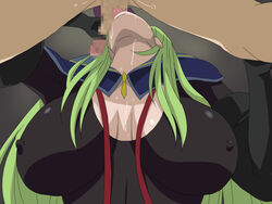 censored fellatio green_hair hair oral penis star_driver toku_(tokuhp) watanabe_kanako wk15