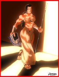 athena breasts female_warrior goddess greek_mythology helmet muscular_female spear