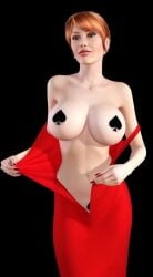 ai_generated animated caucasian_female darklord exclusive_interview_darklord interracial john_persons karen karen_(darklord) large_breasts queen_of_spades red_hair stripping submission submissive_female video