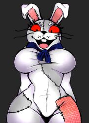 animatronic anthro big_breasts breasts female five_nights_at_freddy's fivenightsatfreddys human humanoid lagomorph leporid looking_down machine mammal rabbit robot scottgames thick_thighs vanny vanny_(fnaf) video_games xxcasxx