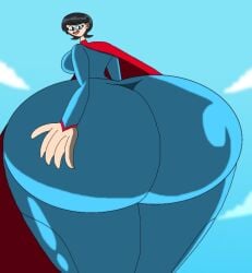 1girls 2021 alien alien_girl ass ass_focus ass_grab big_ass big_breasts big_butt black_hair blue_clothing blue_eyes cape clara_kent dc dc_comics earth_11 fat_ass fat_cheeks female female_only hand_on_ass hand_on_own_ass huge_ass hyper kryptonian lipstick looking_back milf mother red_lipstick rule_63 short_hair sideboob smile solo superheroine superman_(series) superwoman tagme thekirbykrisis touching_own_ass trc-tooniversity worm's-eye_view