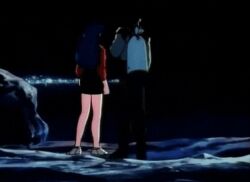 1girls black_hair fish_tail isago_(mermaid_saga) long_hair mermaid mermaid_forest mermaid_saga mermaid_tail mermaid_transformation monster_girl takahashi_rumiko