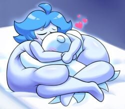 anthro boolia_(superwiibros08) cuddling ghost ghost_girl hug hyper_breasts pamvllo superwiibros08