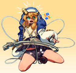 1boy bike_shorts bridget bridget_(guilty_gear) bulge femboy feminine_male girly guilty_gear male_nun male_only nun's_habit otoko_no_ko penis sanikink_(artist) solo