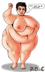 bbw big_belly cassandra_pentaghast chubby chubby_female dragon_age_inquisition fat_belly nude_female obese overweight professordoctorc ssbbw