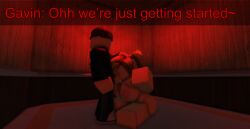 1boy 1girls 3d artist_request blowjob dialogue elevator english_text gavin_(the_normal_elevator) rape roblox roblox_game robloxian source_request straight tagme text the_normal_elevator