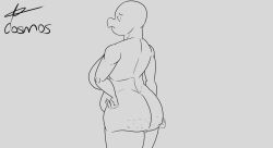 animated anthro ass big_breasts big_butt blue_esperanza breasts butt_focus butt_grab chubby_female cosmosarts duo female floating_hands genitals gravelin grope hand_on_butt hi_res pussy slightly_chubby solo spanking spread_butt spread_pussy spreading thick_thighs