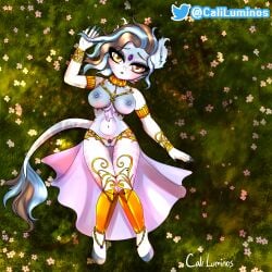 anthro bronie caliluminos clothing corset dancer dress equid equine female hasbro hi_res horse hybrid invalid_tag kirim lingerie mammal my_little_pony pony solo topwear ych