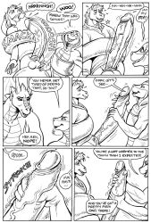 apode big_penis comic comic_panel dialogue dominant dominant_female draconcopode dragon duo english_text equid equine excited_for_sex expansion female flat_chested genital_expansion genital_growth genitals growth horse huge_cock karno lamia larger_female legless male male/female mammal masturbation monochrome naga penis penis_expansion penis_growth penis_slap reptile scalie serpentine size_difference slap snake split_form text vein veiny_penis wrapped_up