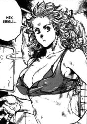 breasts dorohedoro nipple_bulge nipples noi_(dorohedoro)