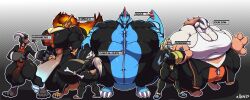 2022 açaí absurd_res anthro araidian_(artist) balls belly big_balls big_belly big_breasts big_hands big_penis breasts canid canine charizard clothed clothing crocodilian digital_media_(artwork) dragon female feraligatr fire fur generation_1_pokemon generation_2_pokemon generation_3_pokemon genitals group hair hariyama hi_res houndoom huge_balls huge_breasts huge_cock humanoid humanoid_genitalia hyper hyper_breasts hyper_genitalia hyper_lips hyper_penis jumpsuit lips male mammal manectric marowak morbidly_obese morbidly_obese_anthro morbidly_obese_female musclegut muscular muscular_male nintendo nipples obese obese_anthro obese_female overweight overweight_anthro overweight_female pecs penis pokemon pokemon_(species) pompadour reptile scalie scar simple_background smile sumo thick_lips thick_thighs topwear unzipped_jumpsuit video_games