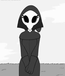 animated blushing female ingrid_the_plague_doctor lingerie lustful_gaze mask monochrome mp4 no_sound plague_doctor solo_female tagme video whygena