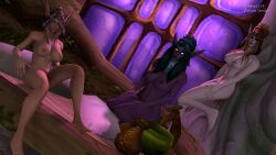 3d blood_elf female_only high_elf mssp1295 night_elf sylvanas_windrunner tyrande_whisperwind valeera_sanguinar world_of_warcraft