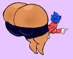 1girls ass_bigger_than_body ass_bigger_than_head ass_bigger_than_torso ass_built_separately ass_cleavage big_breasts butt_crack cgthiccart clothing_too_small enormous_ass gigantic_ass huge_ass hyper hyper_ass massive_ass nikki_(cgthiccart) short_hair tagme thick_thighs wardrobe_malfunction wide_hips