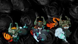 big_ass big_breasts female huge_breasts imp_midna inviting looking_at_viewer midna nintendo rose_(flower) shortstack solo sweating tagme the_legend_of_zelda twilight_princess wallpaper wolflance