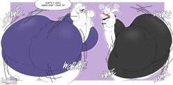 2022 annoyed anthro asriel_dreemurr asriel_dreemurr_(god_form) ass ass_in_dress ass_shake big_ass big_breasts big_butt blush bovid breasts butt_shake caprine clothing dialogue digital_media_(artwork) dumptruck_ass duo embarrassed enormous_ass fat_ass female femboy gigantic_ass goat hi_res huge_ass huge_breasts huge_butt hyper_ass hyper_breasts male male/female mammal masterj291 mature_female mother mother_and_child mother_and_son parent parent_and_child purple_background shaking_ass shaking_butt simple_background son thick_thighs tight_clothing toriel twerking undertale undertale_(series) video_games wide_hips