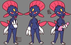 absurd_res anthro breasts claws dildo female generation_2_pokemon genitals hi_res lilmeowmeow_senpai nintendo pokemon pokemon_(species) pussy sex_toy small_breasts sneasel solo strapon thighs video_games