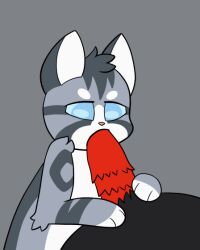 a_cat_is_fine_too animated bodily_fluids catboyjail cum cum_in_mouth cum_inside domestic_cat duo ejaculation felid feline felis fellatio feral genital_fluids jayfeather_(warriors) male male/male mammal oral penile sex warriors_(cats)