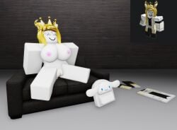 1girls 3d breasts clothes_on_floor female ninjashyper2 nude reference_image roblox roblox_avatar robloxian self_upload tagme