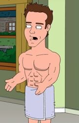 actor animated cartoony caucasian caucasian_male celebrity family_guy gif male male_only muscles muscular muscular_male production_studio_for_tv_series real_person ryan_reynolds shirtless_male toony towel