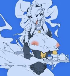 dragon dragon_girl dragoness female female_dragon female_focus female_pokemon fluffy fluffy_tail legendary_pokémon pokémon_(species) pokemon reshiram thick white_fur white_hair yuio