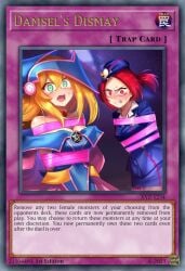 dark_magician_girl duel_monster duo english_text female hi_res human mammal mischief_remake_(artist) text tour_guide_from_the_underworld yu-gi-oh!
