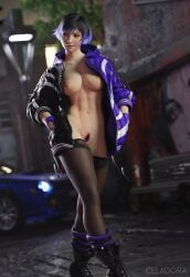 3d busty celadora female female_focus female_only hourglass_figure namco reina_mishima tagme tekken tekken_8 wide_hips