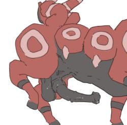 animal_genitalia animal_penis balls big_balls big_penis black_balls black_body black_penis digitigrade equine_genitalia equine_penis erection feral generation_5_pokemon genitals gromdrawing hooves huge_balls huge_cock male markings medial_ring nintendo penis pokemon pokemon_(species) quadruped raised_leg red_body scolipede sheath side_view simple_background solo spikes spikes_(anatomy) tail tan_markings tan_spikes white_background