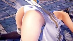 ass bandai_namco panties sophitia_alexandra soul_calibur white_panties