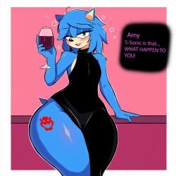 1boy after_sex ai_generated alcohol amy_rose blue_fur blush bowser curvaceous curvy curvy_figure dialogue dress drunk drunk_bubble drunk_sex faceless_character faceless_female femboy feminine feminine_body feminine_male feminine_pose feminization green_eyes male mario_(series) nintendo sega sonic_(series) sonic_the_hedgehog sonic_the_hedgehog_(series) spiky_hair symbol tattoo text thick thick_hips thick_legs thick_thighs transformation video_game video_game_character video_game_franchise video_games voluptuous voluptuous_male whoram wide_hips wine wine_glass