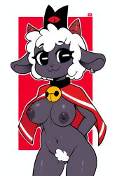 ai_generated anthro cult_of_the_lamb female lamb lamb_(cult_of_the_lamb) novelai nude