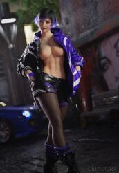 3d busty celadora female female_focus female_only hourglass_figure namco reina_mishima tagme tekken wide_hips