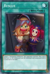 dark_magician_girl duel_monster duo english_text female hi_res human mammal mischief_remake_(artist) text tour_guide_from_the_underworld yu-gi-oh!