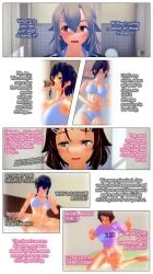 3d 3futas asada_shino balls comic dickgirl eydis_synthesis_ten futa_sans_pussy futanari group gynomorph koikatsu lisbeth lovac22 masturbation nipples school_uniform self_upload shemale shinozaki_rika sinon sword_art_online testicles text transformation