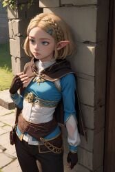 ai_generated blonde_hair blue_eyes brainwashing cape change_in_common_sense elf_ears elf_female empty_eyes hypnosis mind_control princess_zelda short_hair tagme tears_of_the_kingdom the_legend_of_zelda the_legend_of_zelda:_tears_of_the_kingdom time_stop unknown_artist yodayo zelda_(tears_of_the_kingdom)