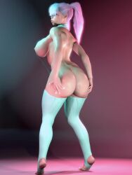 3d animated ass_focus big_ass big_breasts big_butt cellulite elchxco erect_nipples female female_only hair_over_eyes loop mp4 multicolored_hair partially_clothed pink_hair shaking_butt simple_background solo sound tagme thick_ass tiptoes twerking twintails video virgin_killer_sweater virt-a-mate virtamate wet_skin