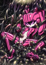 android cum cum_inside facial highres machine musen-shiki_sanhankikan navel_sex nipples pink_skin pussy robot robot_girl sex source_request striped tentacle tied_hair twintails vaginal_penetration