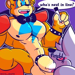 glamrock freddy (fnaf) from five nights at freddy's by fizzyjay