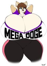 1girls 2019 absurd_res accessory anthro armpits artist_name big_breasts bouncing_breasts breast_jiggle breast_squish breasts brown_body brown_fur brown_hair busty canid canine canis cleavage cleavage_overflow clothed clothing curvaceous curvy curvy_body curvy_female curvy_figure deva_(fluffyeevee40) digital_drawing_(artwork) digital_media_(artwork) domestic_dog edited eyelashes eyewear female female_focus female_only fur furry furry_only glasses hair hair_accessory hairclip hands_behind_head heart hi_res hourglass_figure huge_breasts hyper_breasts jiggling large_breasts looking_at_viewer mammal multicolored_body multicolored_fur shiba_inu short_hair short_tail signature simple_background small_waist smile solo spitz squish superix tail tan_body tan_fur teal_eyes text thick_thighs two_tone_body two_tone_fur voluptuous white_background wide_hips