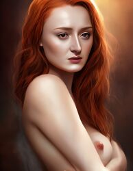 1girls ai_generated female female_only game_of_thrones sansa_stark solo tagme