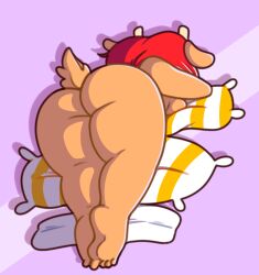 ass breasts casual chipposter female lammy_lamb parappa_the_rapper pillow um_jammer_lammy