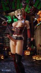 1futa 3d 3d_(artwork) 9:16 alternate_version_available animated armwear batman:_arkham_city batman_(series) belt big_breasts big_penis blender blender_(software) blender_cycles blonde_hair breasts casual casual_erection clothing corset dc dc_comics dialogue dyed_hair english_dialogue erect_penis erection exposed_penis firearm footwear functionally_nude functionally_nude_futanari futa_only futadom futanari halloween handgun handwear harley_quinn harley_quinn_(arkham) harley_quinn_(arkham_city) human intersex kassowit kittenvox legwear lipstick midriff navel neckwear nipples pale_skin partially_clothed partially_nude penis rocksteady_studios shorter_than_10_seconds solo sound twintails vertical_video video video_game video_game_character video_games voice_acted weapon