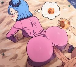 1boy 1girls adult_and_teenager all_fours anal anal_insertion anal_penetration anal_sex anal_through_clothes animated ass ass_focus ass_up bending_over bent_forward bent_over big_ass blue_hair blush blushing bubble_butt bulma_briefs clothed clothed_female clothed_female_nude_male clothed_sex clothing d-art doggy_style dragon_ball dragon_ball_(classic) dragon_ball_(object) female female_focus forced_in_fabric from_behind fully_clothed holding_object light-skinned_female light_skin male male/female male_penetrating master_roshi naked nude nude_male old_man older_male older_man_and_teenage_girl on_all_fours pale-skinned_female pale-skinned_male pale_skin penetration penetration_through_clothes penis penis_out pink_clothing presenting presenting_butt presenting_hindquarters teacher_and_student teenage_bulma teenage_girl teenager through_clothes through_clothing vein veins veiny_penis