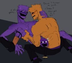 2boys censored censored_penis dave_miller_(dayshift_at_freddy's) davesport dayshift_at_freddy's dsaf english_text gay imminent_sex jack_kennedy_(dayshift_at_freddy's) male male_focus male_only text thatparasiteguy william_afton_(dayshift_at_freddy's)