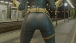 3d animated ass ass_focus ass_jiggle ass_shake barbara_gordon batgirl batgirl_(gotham_knights) batman_(series) big_ass bouncing_ass bubble_butt cameltoe costume cowl dat_ass dc dc_comics flowing_hair from_behind ginger gloves gotham_knights headgear headwear huge_ass jiggle kishi long_hair mp4 music red_hair skintight solo sound sound_edit superhero superhero_costume superheroine twerking video yellow_gloves