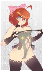 dominant_female dominatrix female female_only gensox green_eyes orange_hair penny_polendina riding_crop robot rwby